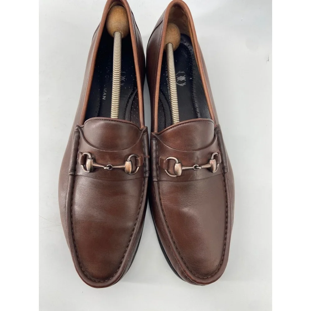 Martin Dingman Loafer Men 13 Addison II Horse Bit Preppy Classic Dress Leather